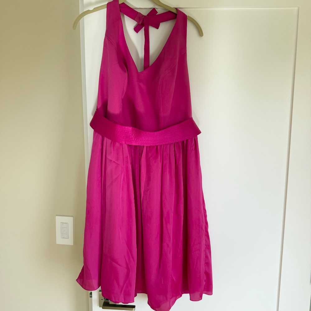Women's White by Vera Wang Pink Dress (16)